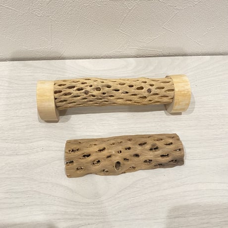 幼鳥・老鳥・介護用　置き型カクタスパーチ 全長19cm/カクタス長さ15cm