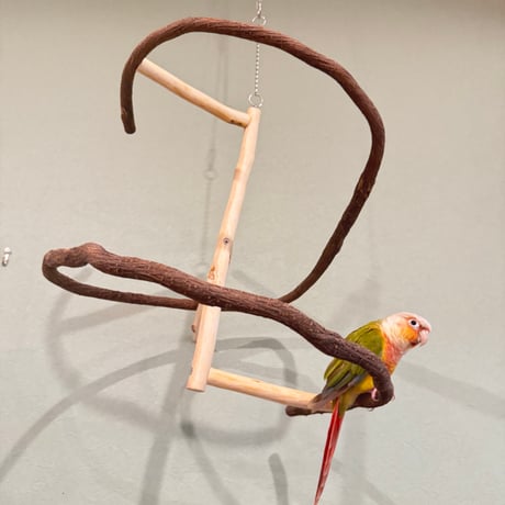 【F様専用】コトリのなる木ミニ【インコ・オウムのおもちゃ・自然木の止まり木】