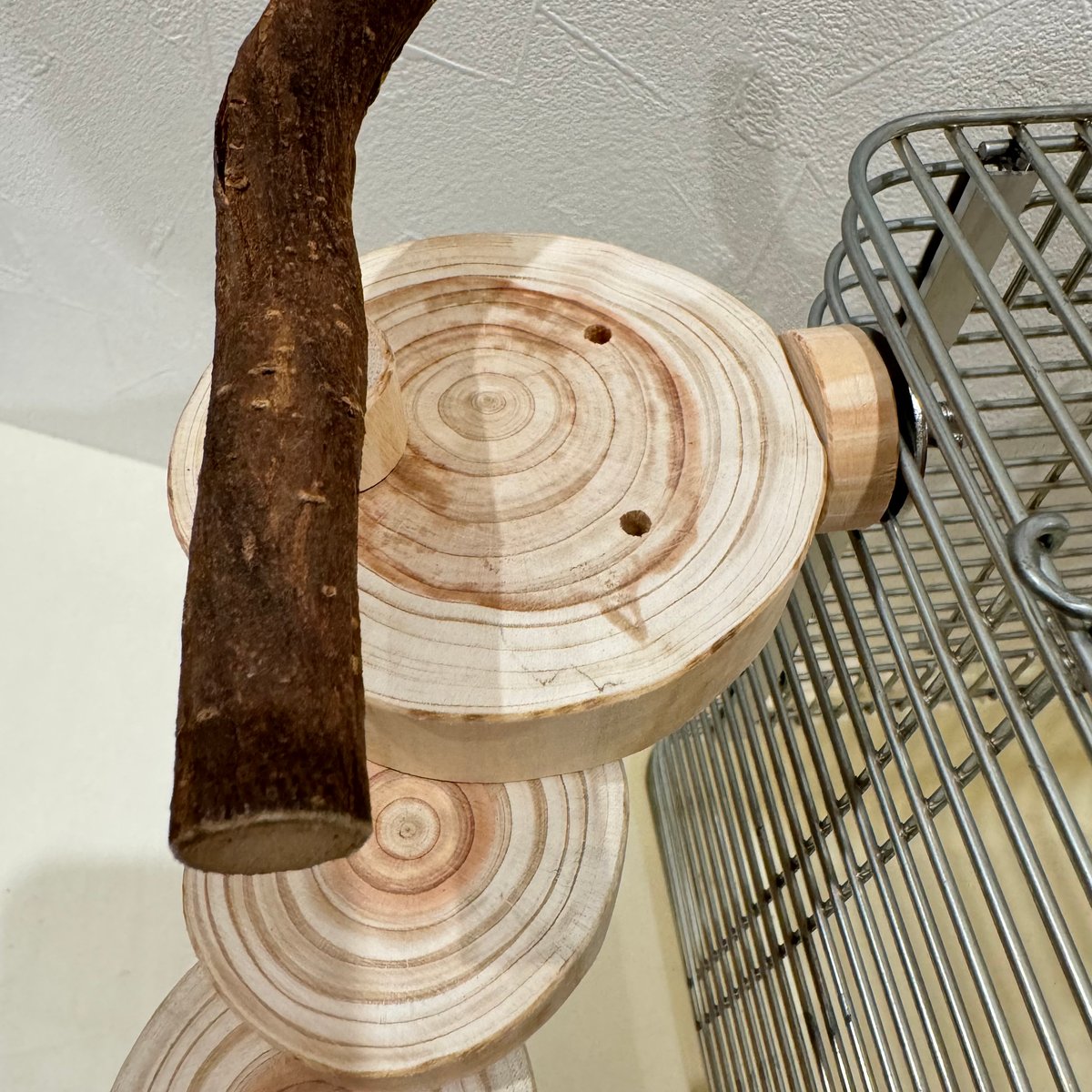 【中型鳥さん用】螺旋状♬バードアスレチック 中型鳥さん用】螺旋状♬バードアスレチック