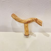 自然木（ツタ皮無し）のT字パーチ HOEI465