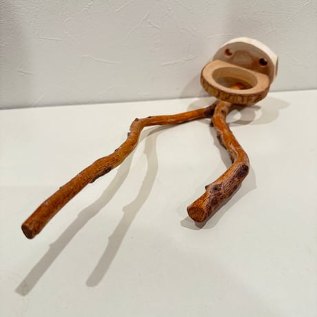 【choco.goro_fuku様専用】ピノキオの鼻 修繕【自然木 インコ 止まり木 おもちゃ】