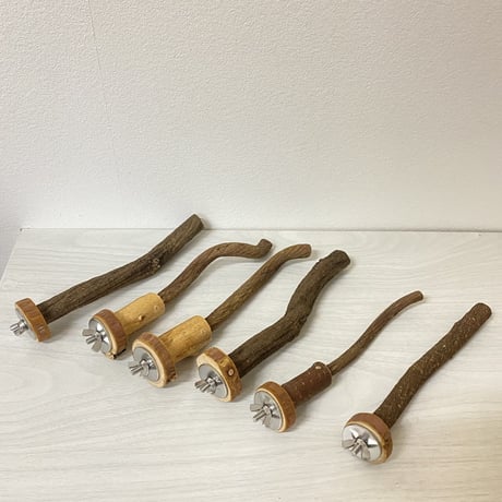 【T様専用】カクタスパーチ自然木（ツタ）パーチ  U字パーチ 丸太テーブル