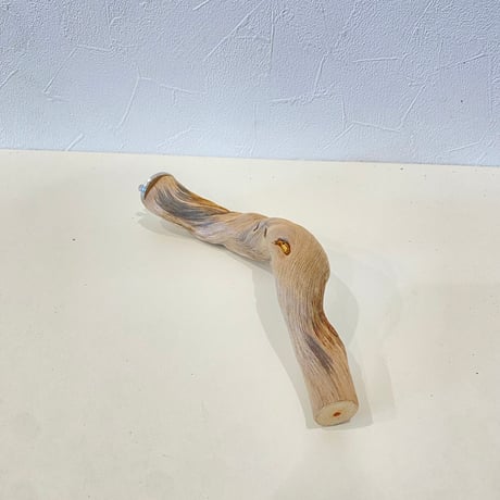 自然木（ツタ皮無し）パーチ 直径2.2~3cm/長さ21cm