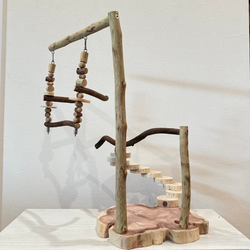 バードアスレチック66流木 バードジム　バードトイ　螺旋階段を登って バードアスレチック66流木 バードジム バードトイ 螺旋階段を登って