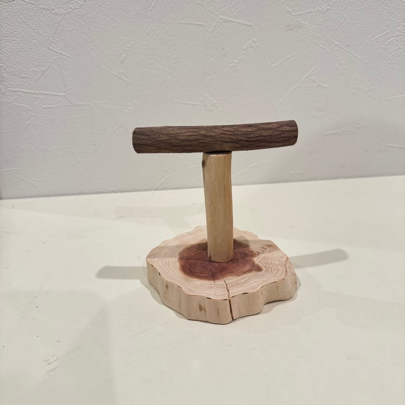 ツタのスタンドパーチ【体重測定用】①インコ・小鳥の健康管理に