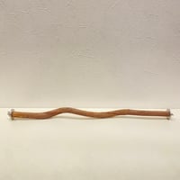 自然木（ツタ）のケージサイズパーチ ② HOEI465サイズ 直径約1.5cm
