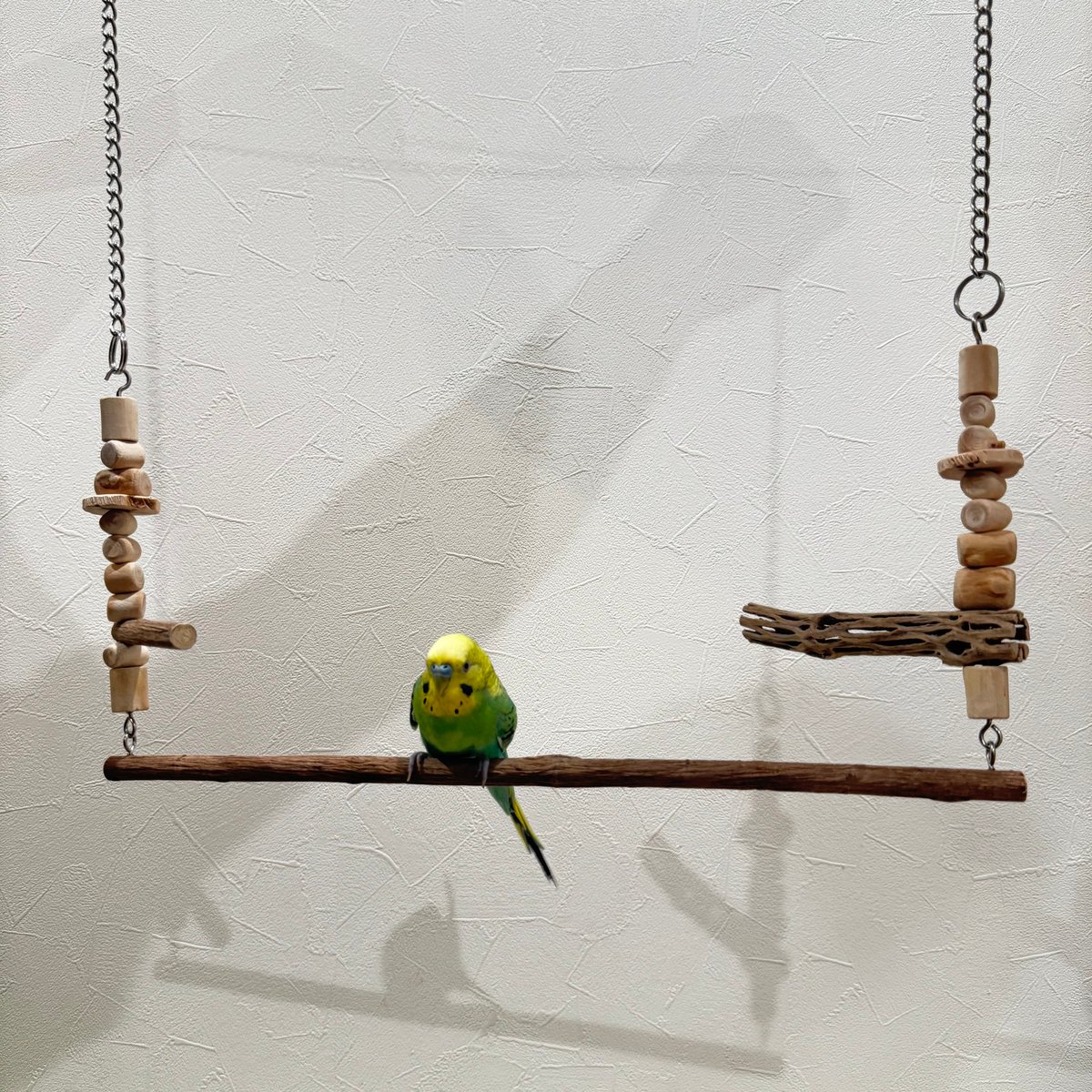 K様専用】ツタとウッドパーツのブランコ 【自然木 インコのおもちゃ