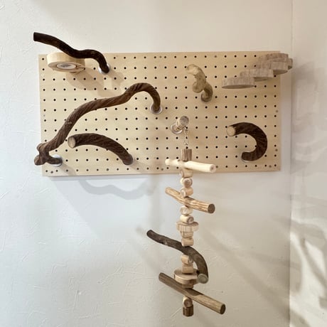 自由にカスタム　壁掛けバードアスレチック【A】