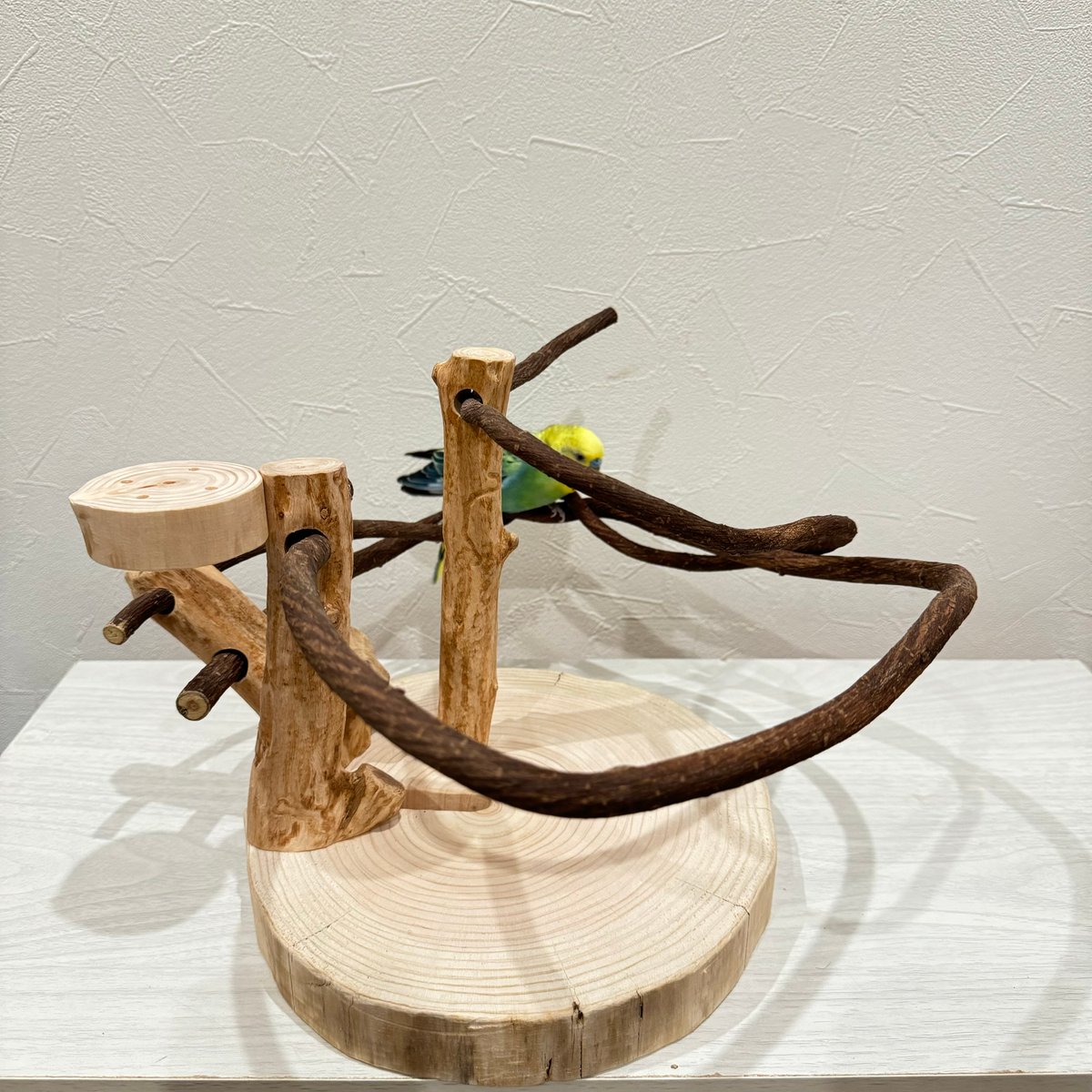 ツタのぐるりんバードアスレチック ②【インコのおもちゃ・自然木の