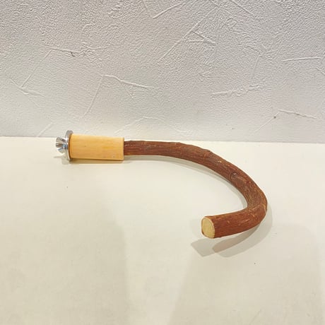 自然木（ツタ）フック船長パーチ　パーチ直径1.5cm