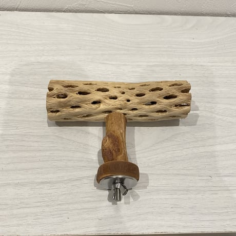 カクタスのT字パーチ⑤ 長さ13cm/足部分6cm HOEI465など