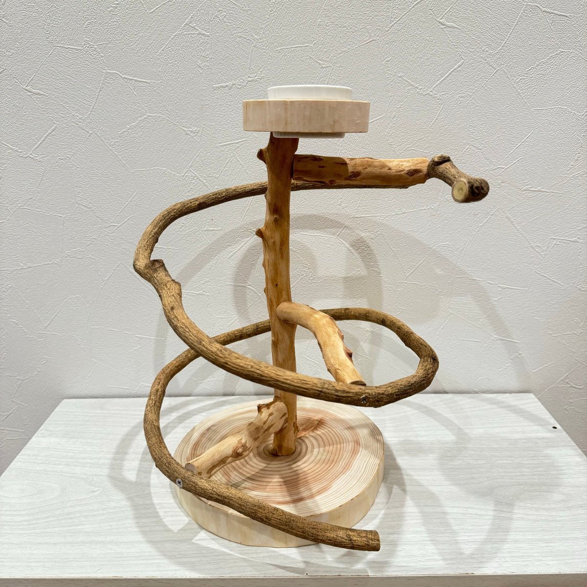 ツタのぐるぐるバードアスレチック【インコのおもちゃ・自然木の