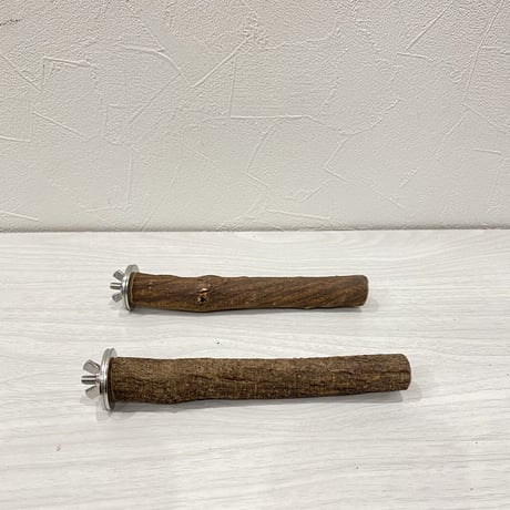 自然木（ツタ）パーチ2本セット② 直径2cm 長さ15cm