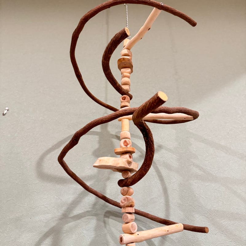 コトリのなる木カスタム つり下げゆらゆらバードアスレチック 【インコ