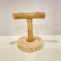 自然木(ツタ)のスタンドパーチ【パーチ長さ10.5cm／高さ約11cm】