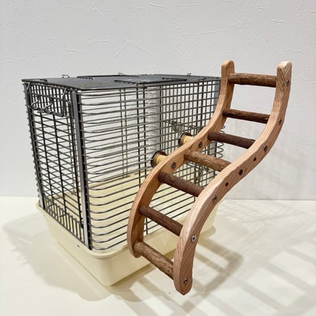 ウェーブラダー ハシゴ 【自然木の止まり木 インコのおもちゃ】