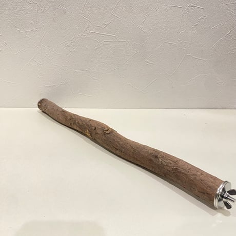 自然木（ツタ）のケージサイズパーチ ⑥ HOEI465サイズ 直径約2.7cm  【シロハラインコ・ヨウム】とまり木 バンブルフット