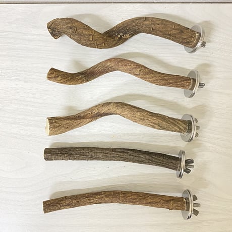 自然木（ツタ）パーチ　長さ7cm.15cm