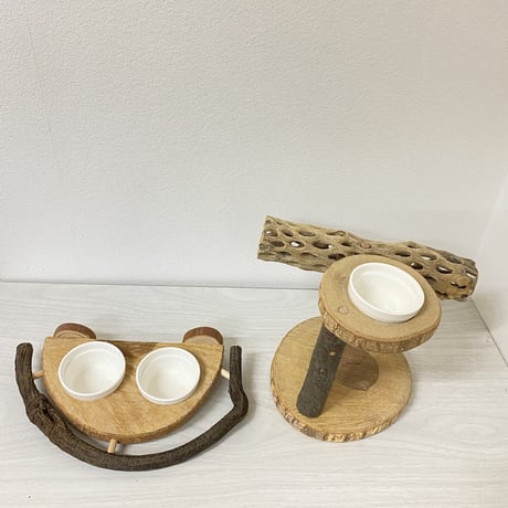 【makie_hosoda様専用】カクタスのT字スタンドパーチ・おやつ入れ付きテーブルパーチ