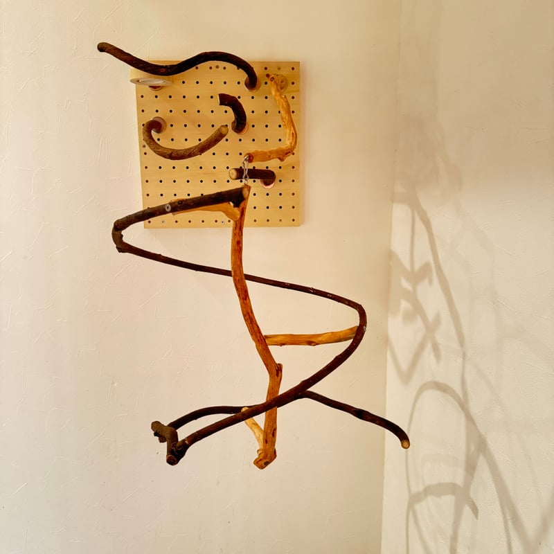 コトリのなる木 自由にカスタム 壁掛けバードアスレチック【インコの