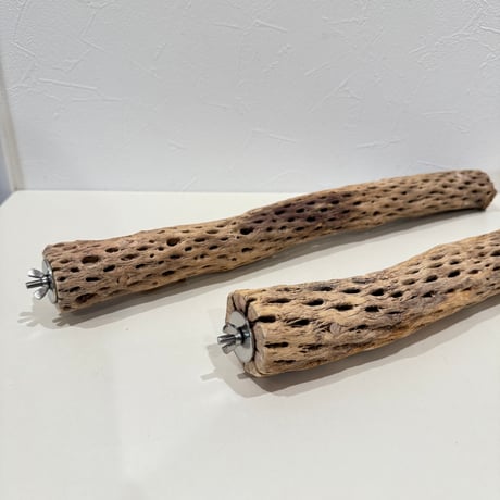 【xmx akane様専用】モモイロインコ用 カクタスパーチHOEI465  直径約4cm/長さ44cm /20cm/15cm【バンブルフット予防】