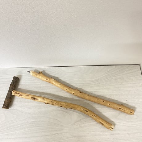 【papapapa-pine_pine様専用】カクタススタンドパーチ・カクタスT字パーチ・自然木のおむかえ棒・U字パーチ