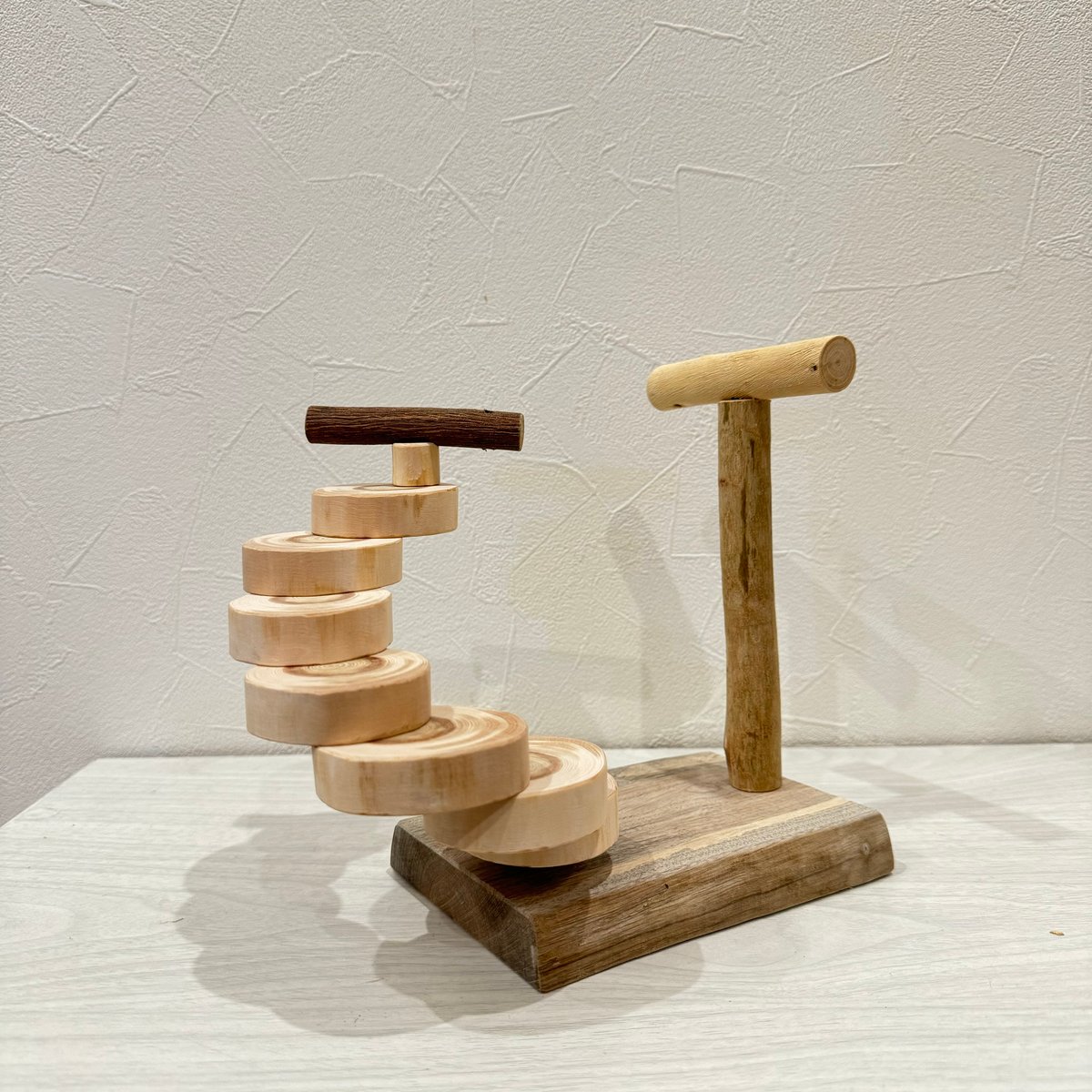 【小鳥用】びびりさんにも安心♬螺旋状バードアスレチック 小鳥用】びびりさんにも安心♬螺旋状バードアスレチック