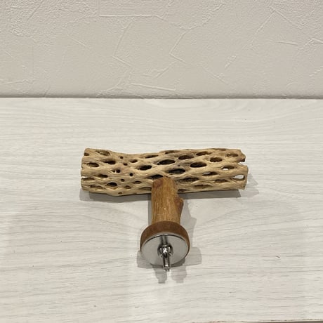 カクタスのT字パーチ② 長さ13cm/足部分6cm HOEI465など