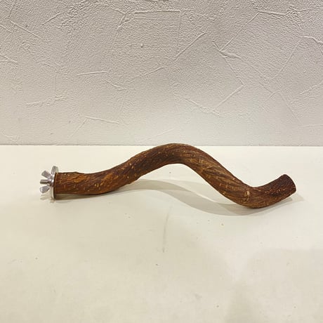 自然木（ツタ）パーチ④直径約1.9cm/長さ21cm