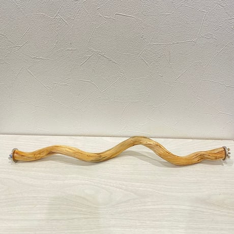 自然木（ツタ皮無し）のウネウネ殿様パーチ HOEI465