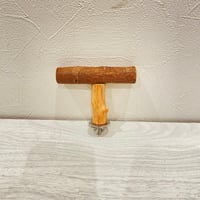 自然木（ツタ）のT字パーチ① HOEI35