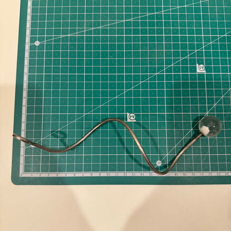くねくねステンレスピック 直径4mm 長さ23cm【インコのおもちゃ ステンレスホルダー】