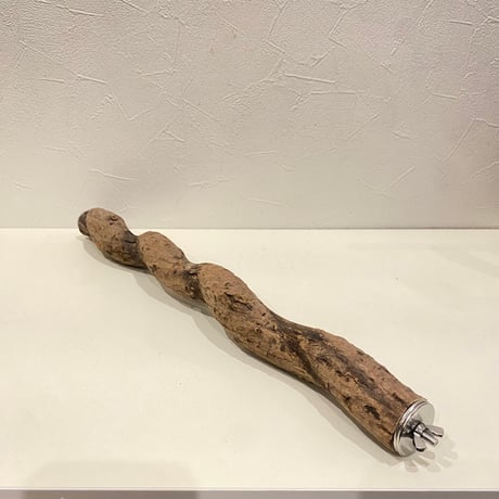 自然木（ツタ）のケージサイズパーチ⑥ HOEI465サイズ 直径3cm/長さ44cm