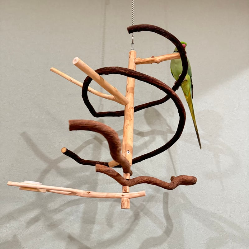 コトリのなる木 つり下げゆらゆらバードアスレチック【インコ・オウム