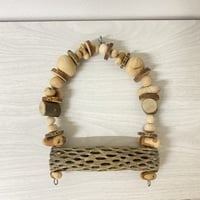 カクタスと天然ウッドビーズのブランコ③
