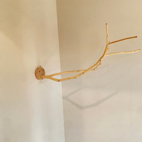 桧のピノキオの鼻 ⑦　【インコ・小鳥のおもちゃ　自然木の止まり木】