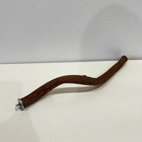 自然木（ツタ）のケージサイズパーチ ③HOEI465サイズ 直径約2.5cm  【ワカケホンセイインコ・メキシココガネインコ】とまり木 バンブルフット