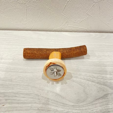 自然木（ツタ）のT字パーチ③ HOEI465