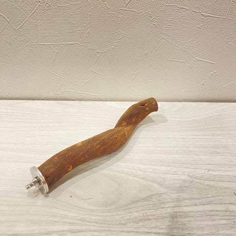 自然木（ツタ）パーチ② 直径約2.4cm/長さ19cm