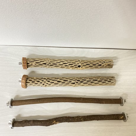 【S様専用】ケージサイズ自然木（ツタ）パーチ・カクタスパーチ