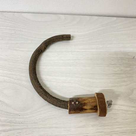 自然木（ツタ）フック船長パーチ②　パーチ直径1cm／円直径13×14cm