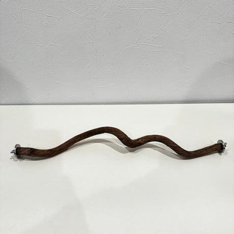 自然木（ツタ）のケージサイズパーチ ②HOEI465サイズ 直径約1.5cm  【セキセイ・コザクラインコ・オカメインコ】とまり木 バンブルフット