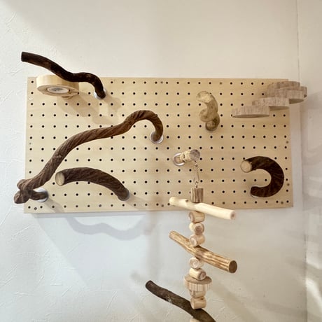 自由にカスタム　壁掛けバードアスレチック【A】