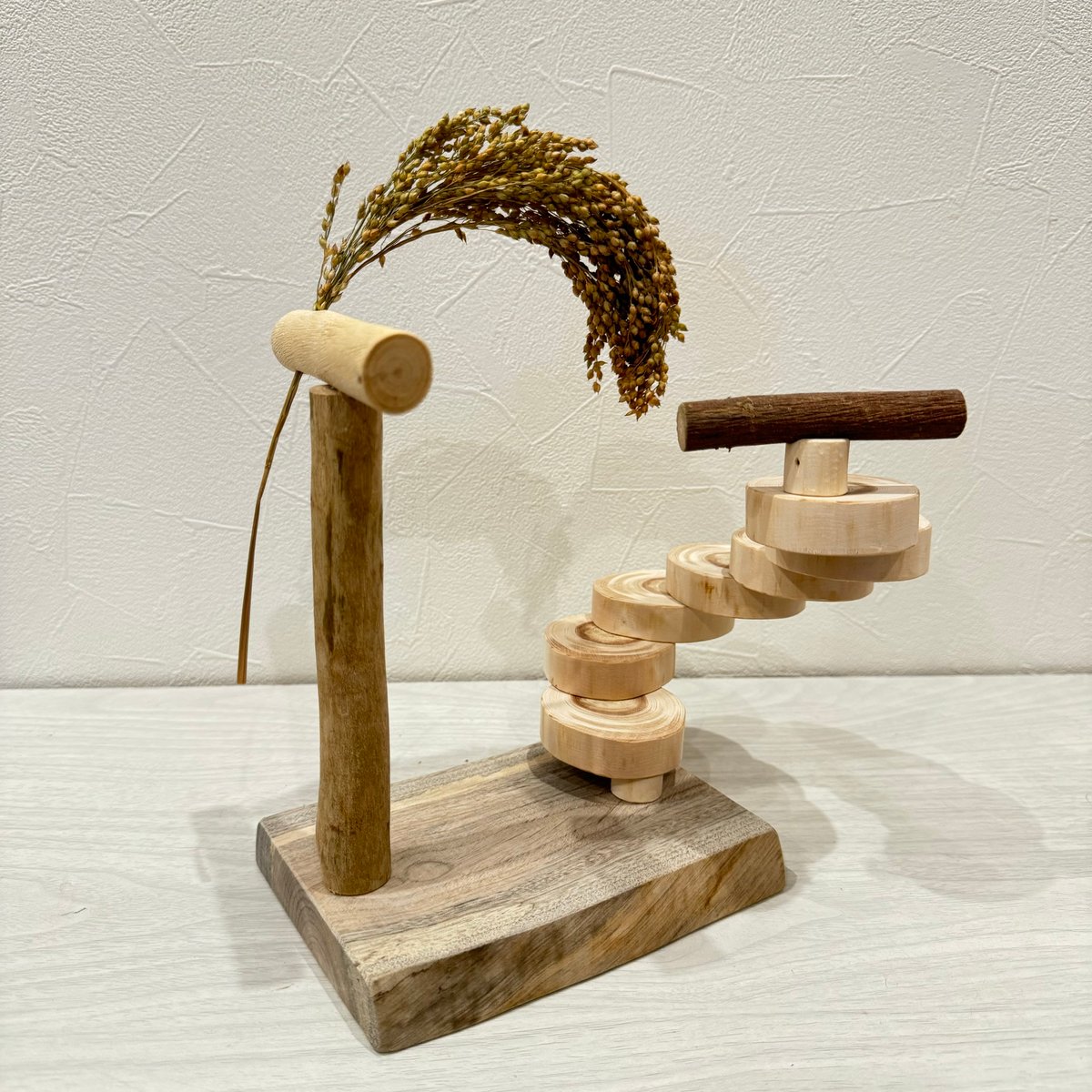 【小鳥用】びびりさんにも安心♬螺旋状バードアスレチック 小鳥用】びびりさんにも安心♬螺旋状バードアスレチック