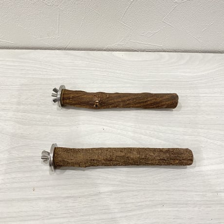 自然木（ツタ）パーチ2本セット② 直径2cm 長さ15cm