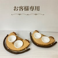 【purple.lovely様専用】おやつ入れ付きテーブルパーチ2個用