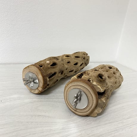 【モモイロインコのももちゃん様専用】カクタスパーチ中　直径5.5cm前後／長さ12cm／18cm