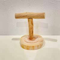 自然木(ツタ)のスタンドパーチ【パーチ長さ11cm／高さ約11cm】
