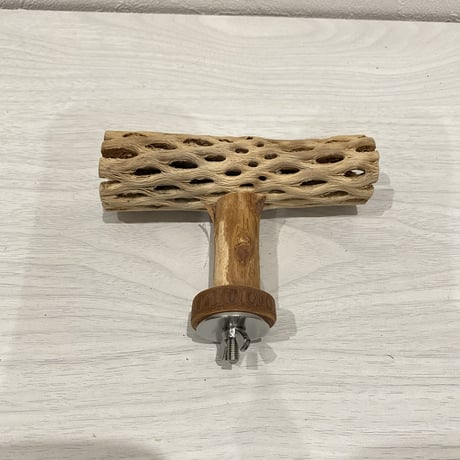 カクタスのT字パーチ⑥ 長さ13cm/足部分6cm HOEI465など