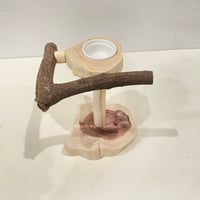 おやつ入れ付きスタンドパーチ【体重測定用】①